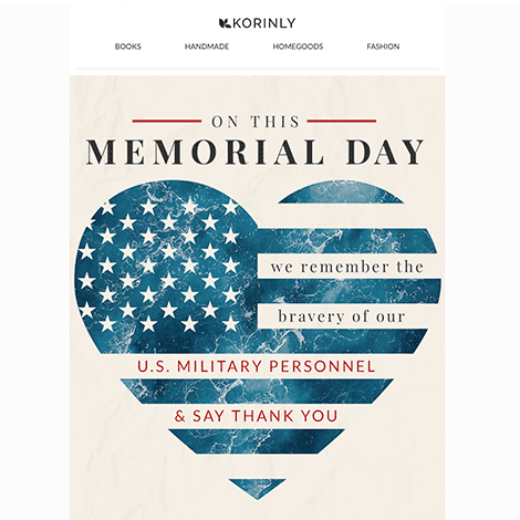 Memorial Day We Remember Message